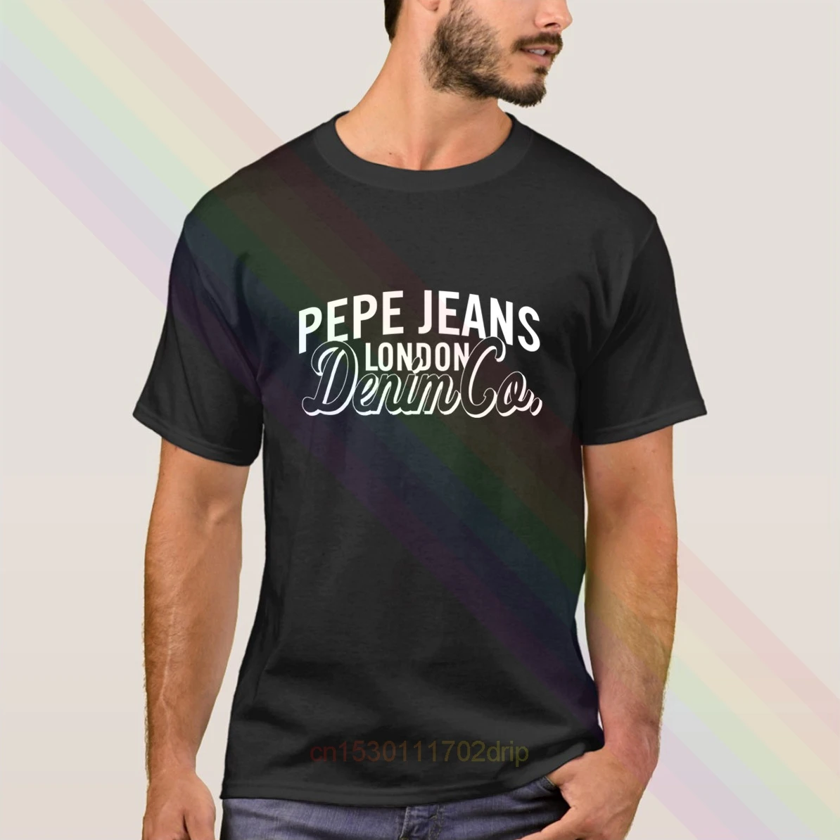 În 2020, cele mai Noi Pepe Jeans London Classic Negru T-Shirt de Vara Barbati Maneca Scurta Populare Teuri Topuri Tricou Unisex
