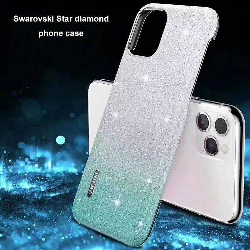 Cristal-cum ar fi silicon de caz Pentru iPhone 11 Pro MAX Original Star Diamond Caz de Protecție Pentru X Xs Max capacul din spate