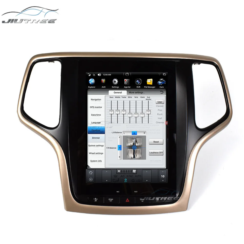Auto 2din radio Android pentru Jeep Grand Cherokee 2016 Mașină de Navigare GPS Capul Unitate Multimedia DVD Player Auto cu Radio