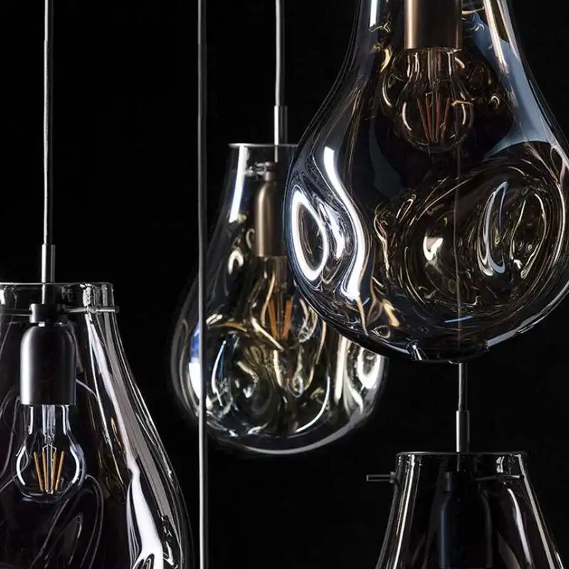 Stilul Industrial arta restaurant săpun candelabru de sticlă Nordic simplu creativ magazin de cafea cameră model bubble ball lampa