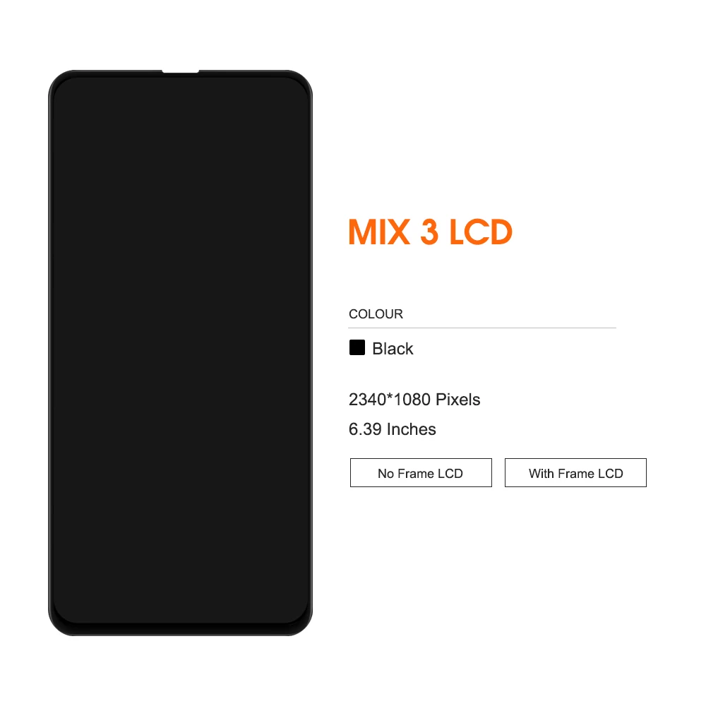TFT Lcd Ecran Pentru Xiaomi Mi MIX3 Display LCD Touch Screen, Digitizer Inlocuire Assesmbly Pentru Xiaomi se Amestecă 3 KM se AMESTECĂ 3 LCD
