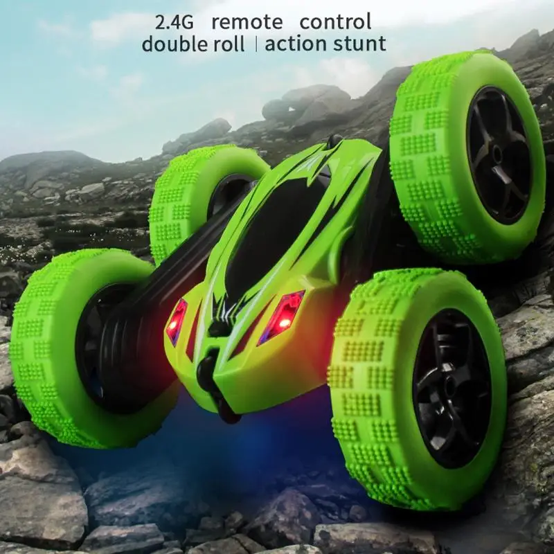 YD JIA Masina RC 2.4 G 4CH Cascadorii Buggy Car Rock Crawler Rola Masina de 360 de Grade Flip Copii Robot RC Cars Jucarii pentru Cadouri