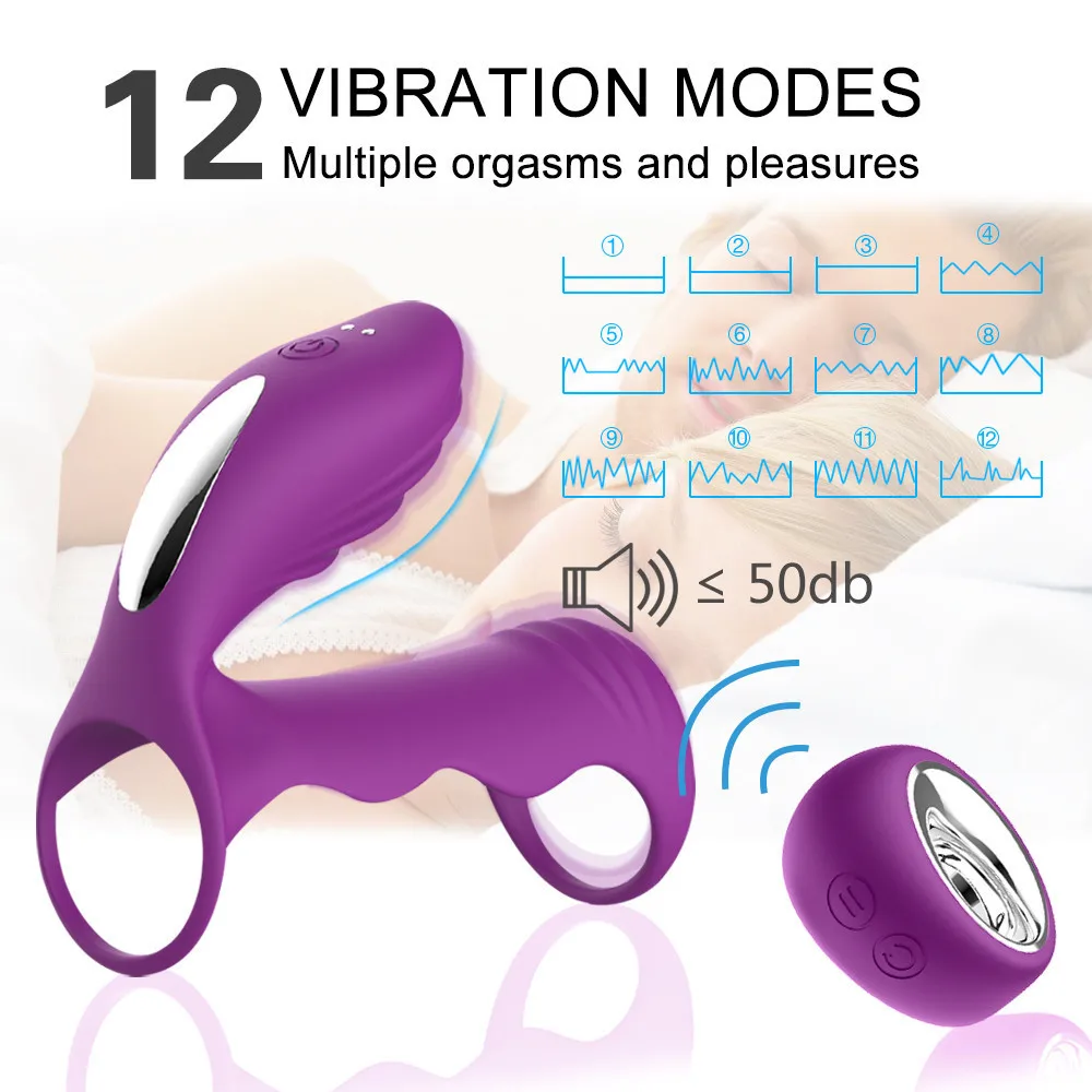 Masculi Penis Vibrator Inel Intarziere Ejaculare Penis G Spot Stimulator Clitoris Masaj Analsex Penis Artificial Vibratoare Jucarii Sexuale Pentru Barbati Femei