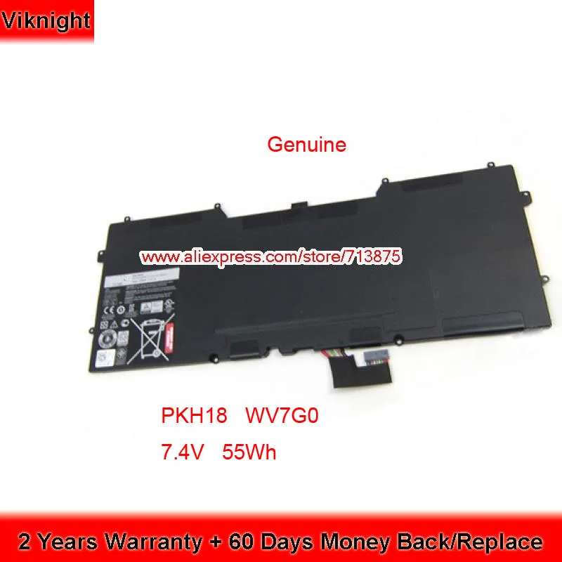 Original 7.4 V 55Wh 6 Celule C4K9V PKH18 Bateriei pentru Dell XPS13 9333 Ultrabook Y9N00 0PKH18