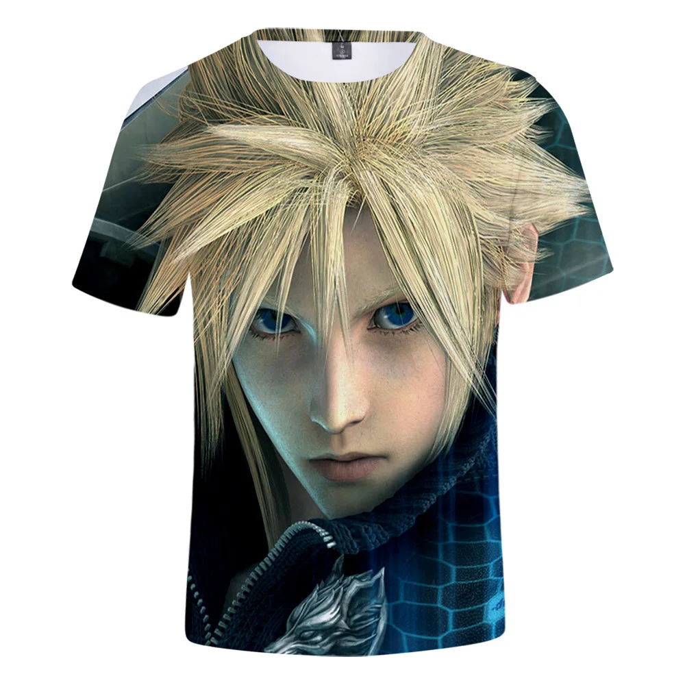 Final Fantasy 7 3D Tricou Final Fantasy VII Cosplay T-shirt Femei, Bărbați, Copii, Casual, Streetwear Harajuku Hip Hop Anime Tricouri