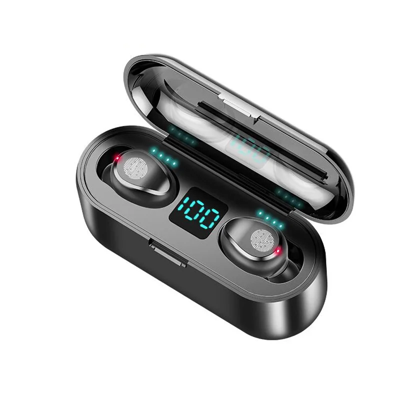 F9 TWS Wireless Căști Bluetooth 5.0 Casti Mini de Amprente Touch HiFI Stereo În ureche Căști fără Fir, Căști pentru Sport