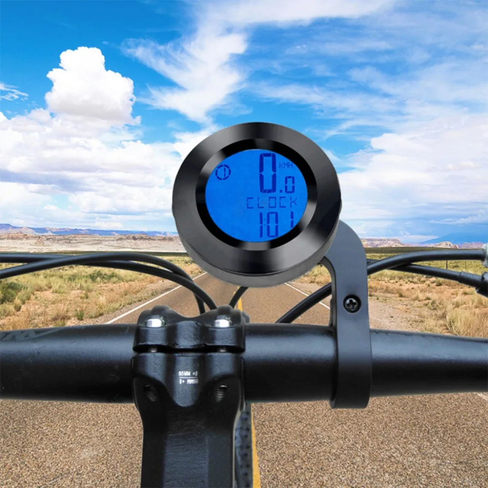 Calculator de biciclete Rotund Cronometru Wireless rezistent la apa de Echitatie Biciclete de Viteză Metru Ghidon Bicicleta MTB de Ciclism Digital Cu Muntele