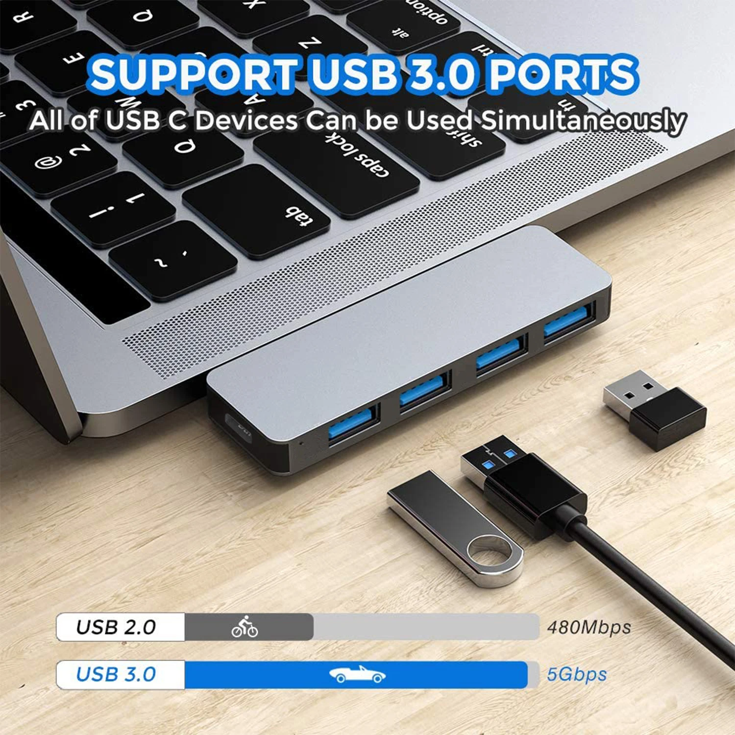 USB Docking Station Tip C Dual Hub +USB 3.0+PD Macbook Convertor Video 4K HD Ieșire Adaptor Pentru MacBook Pro Air Laptop D30