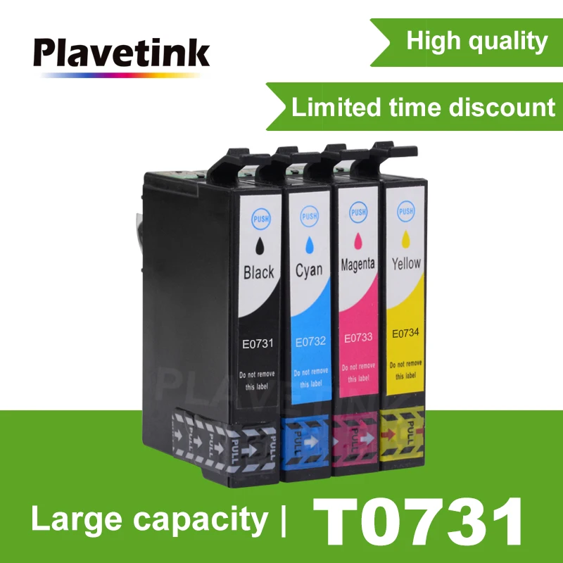 Plavetink T0731 Cartuș de Cerneală Pentru Epson 73N T0731n Cartușe Stylus CX3900 CX5900 CX4900 CX5500 seriile cx7300 C79 TX219 TX110 Printer
