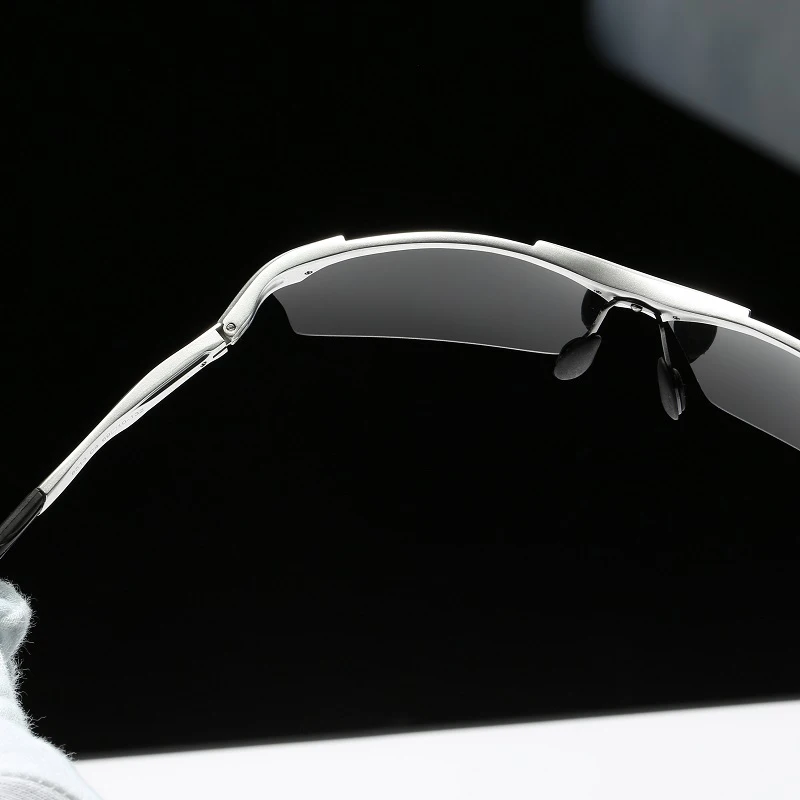 AORON Retro Cadru de Aluminiu Polarizat ochelari de Soare pentru Barbati Brand de Lux de Design Masculin Oglindă Clasic de Conducere Ochelari Ochelari Oculos