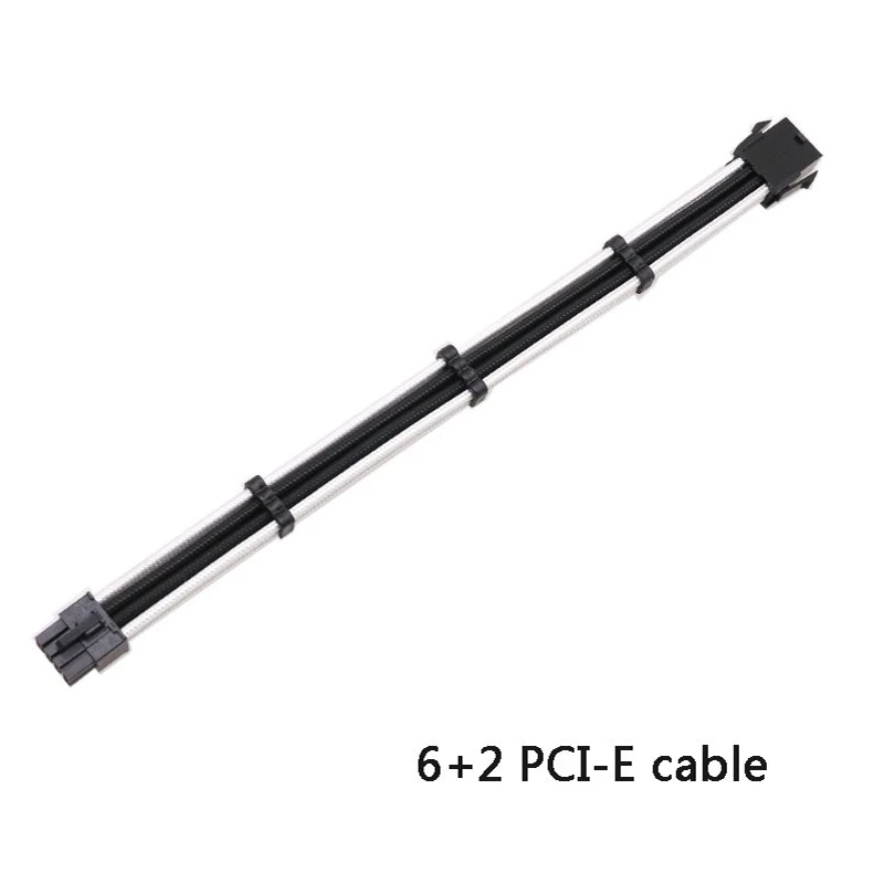 De bază Cablu de Extensie Kit, 1buc Atx 24Pin/Eps 4+4Pin/2 buc Pci-E 6pini /2 buc 6+2Pin Cablu de Extensie