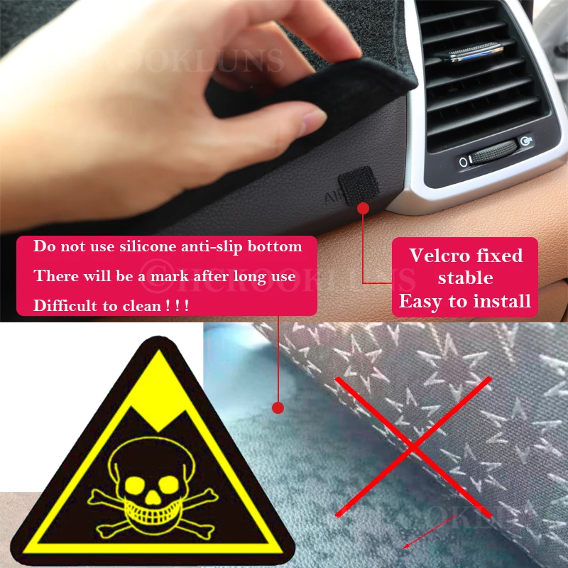 Tabloul de bord Capacul de Protecție Pad pentru Audi Q3 8U 2012 2013 2016 2017 Accesorii Parasolar Covor de Bord Acoperă Covor