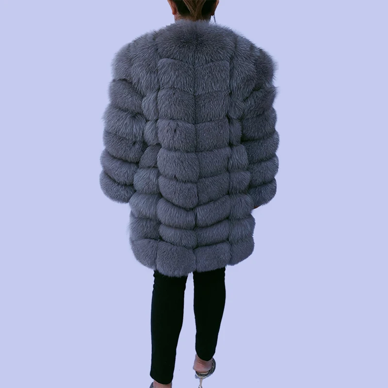 Femei haină de blană haină de blană de vulpe Detașabil mid-lungime mâneci blană de vulpe vesta de blana, veste de blana naturala, haine de blană pentru femei jacheta de iarna 20