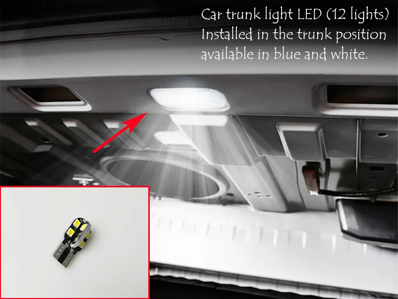 Auto Styling Masina din Spate Coada Portbagaj Cutie de Lumină Lampă Refit de Lumină LED Pentru Toyota/Daihatsu Camry/Altis XV70 2018 2019 2020