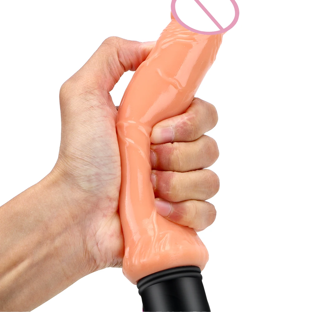 IKOKY Realist Vibrator punctul G Vagin Anus Stimularea Încălzire Vibrator Erotic 7 Viteza Jucarie Sexuala pentru Femeie Îndoiți Moale Penis Urias