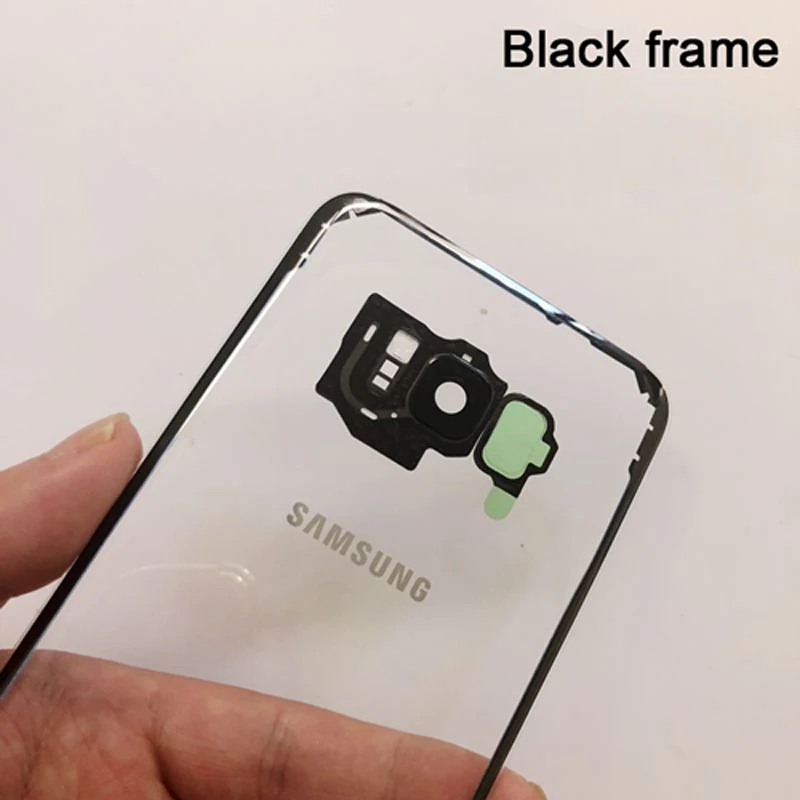 Samsung Original de Sticlă din Spate a capacului Bateriei Versiunea Transparent Pentru Samsung S8 S8 S8 Plus+ S8plus SM-G955 G9500 Carcasa Capac Spate