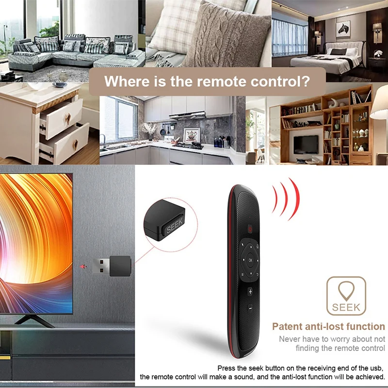 W2 Fly Mouse-ul de la Distanță de Control 2.4 G Mouse-ul de Aer de la Tastatură Presspad+Funcția de Voce pentru Android TV Box Smart TV