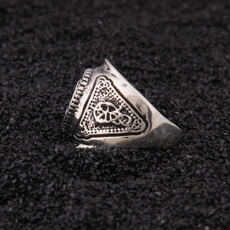 Argint 925 Viking Odin Rune Cu Viking Rune inel reglabil cu vintage viking cutie cadou