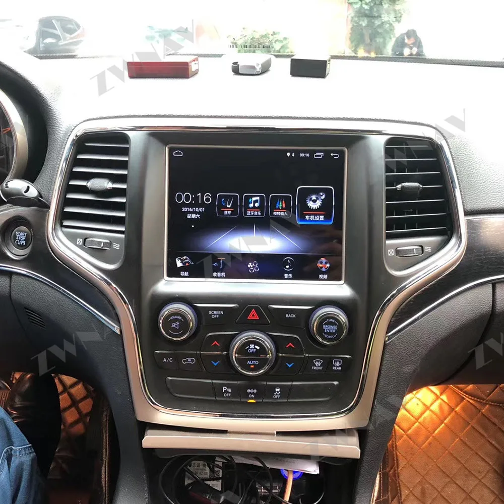 Tesla ecran vertical Pentru JEEP Grand Cherokee-2020 Android 10 Mașină de Player Multimedia Navigatie GPS Radio stereo Unitatea de Cap