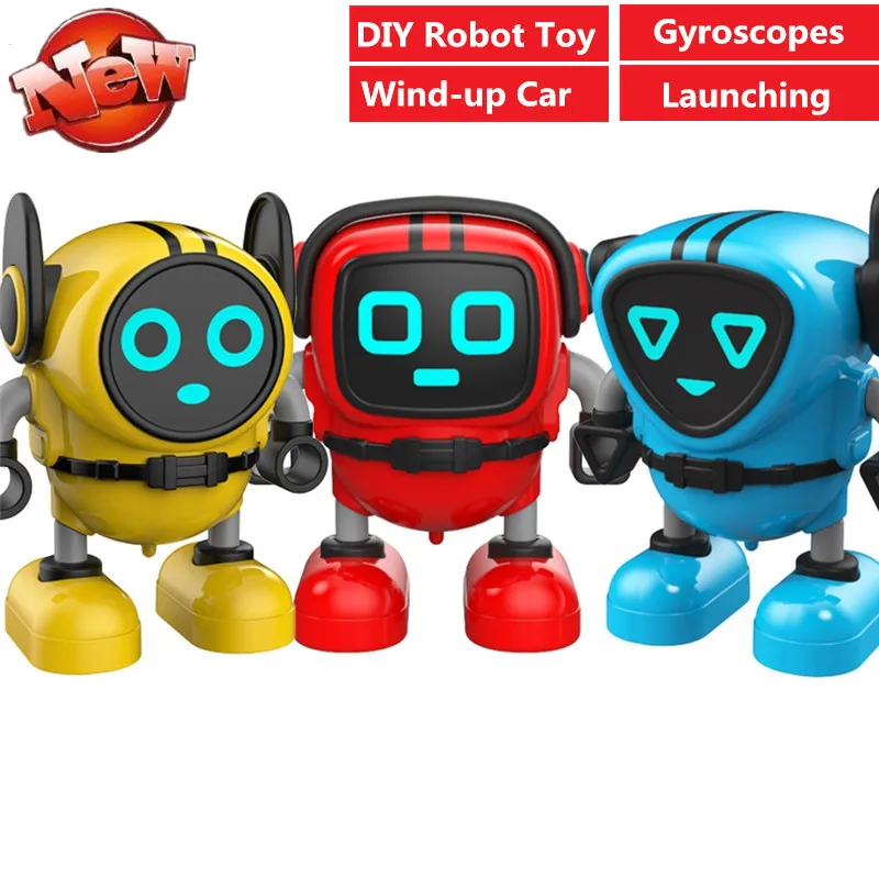 Gyro de Învățământ creier de Robot joc Jucărie DIY Robot 3 modul de a juca jucărie de formare a Copilului motivarea Jucărie copil cel mai frumos cadou părinte-copil jucărie