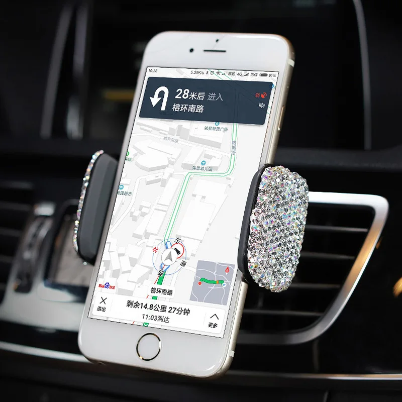 Cristal de Diamant Auto Universal cu Suport pentru Telefon de Aerisire suport pentru telefon Mobil, Suport Auto Stand Suport Telefon, GPS Titularul Cadouri