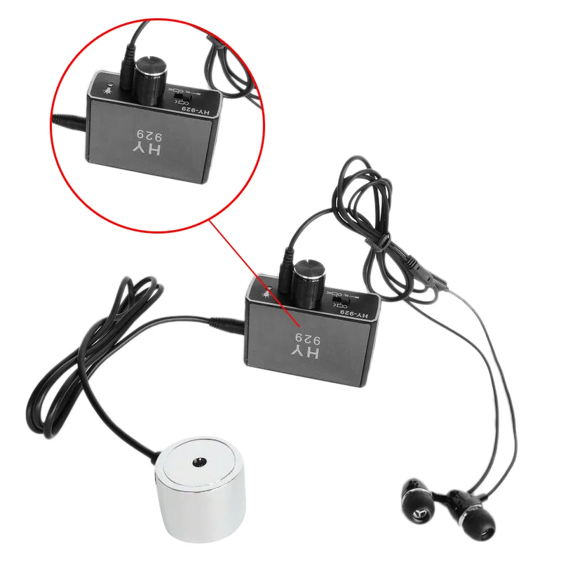 DIY HY929 Mare Putere de Perete Microfon Voce Asculta Detecotor pentru Inginer Scurgeri de Apă Scurgeri de Ulei de Auz