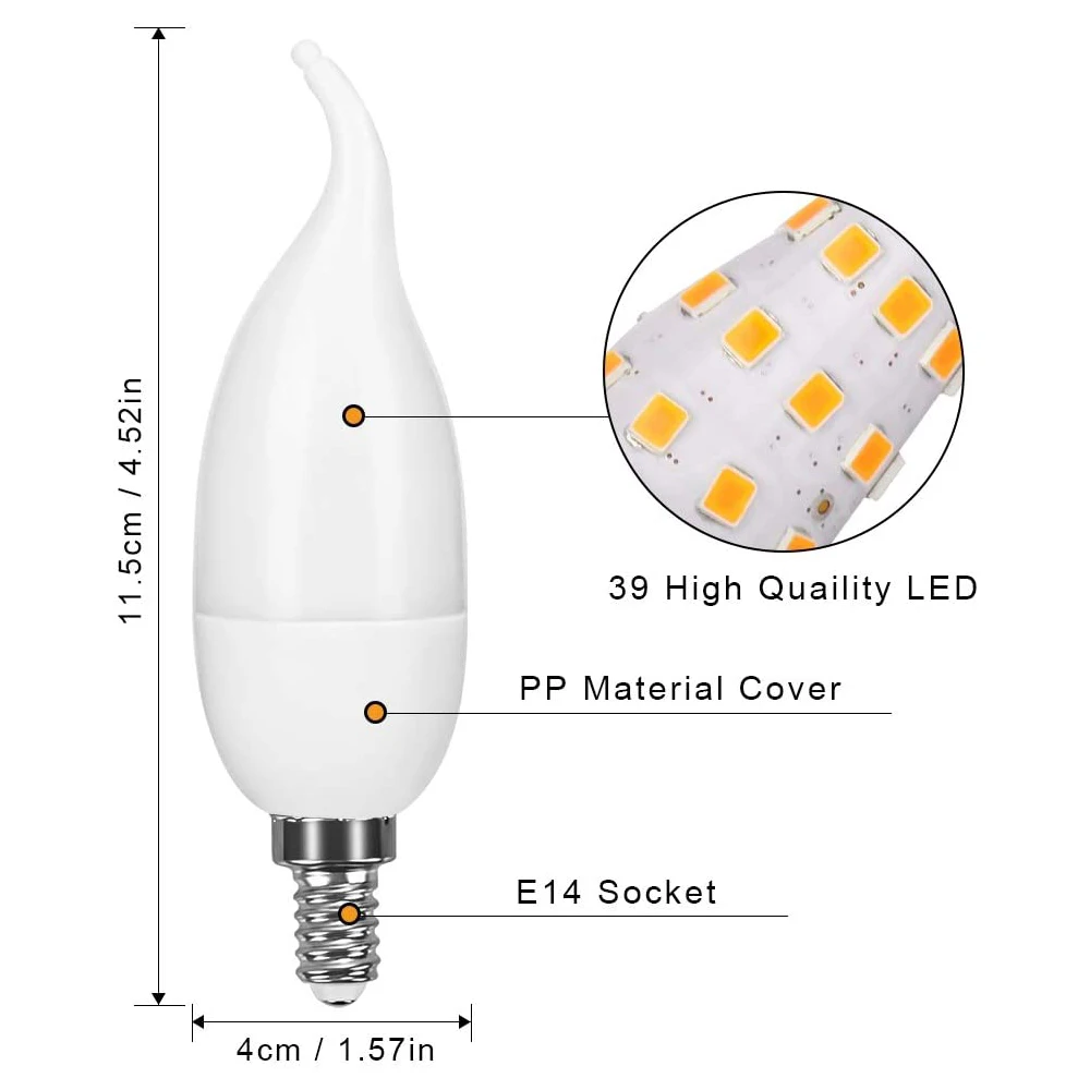 E14 E27 Flacără Bec Lampa LED cu Efect de Flacără Simulat Foc Becurile Pâlpâie timp de Emulare Decor Petrecere în aer liber de Iluminat cu LED