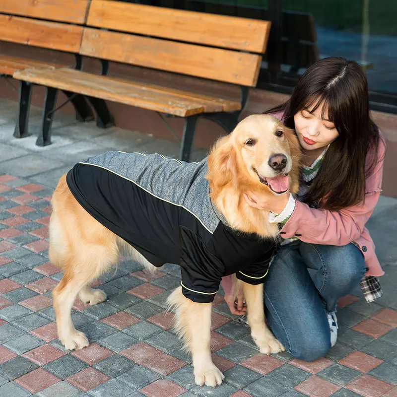 Animale de companie Primăvara și Toamna Câine Mare Pulover Nou Strat de Golden Retriever Mediu Mare cu Două picioare Câini Haine Ubranko Dla Psa Traje Perro