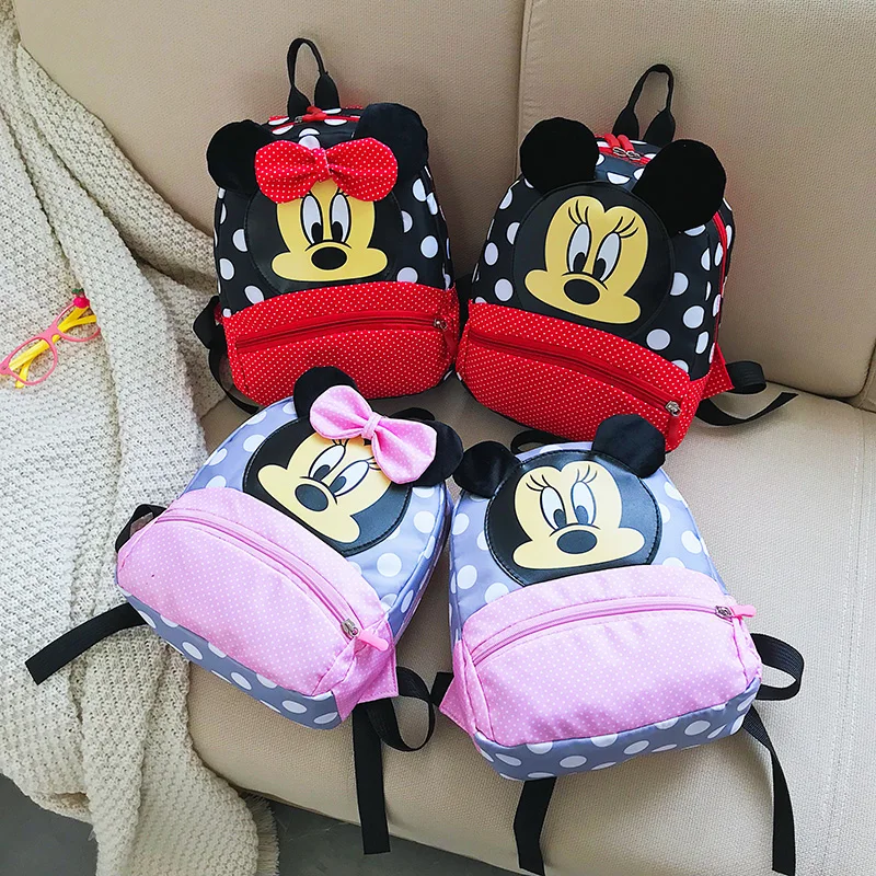 Disney Ghiozdan Gradinita Băiat Rucsac Copii Mickey mouse Desene animate Drăguț Rucsac 2-5 Ani Fata Rucsac de Călătorie