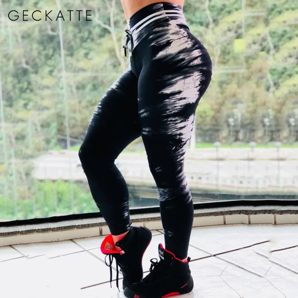 2020 Nou Tipărite De Antrenament Jambiere Femei Sexy Fitness Legging Cu Talie Înaltă Highstreet Leggins Mujer Plus Dimensiune Activewear Spandex