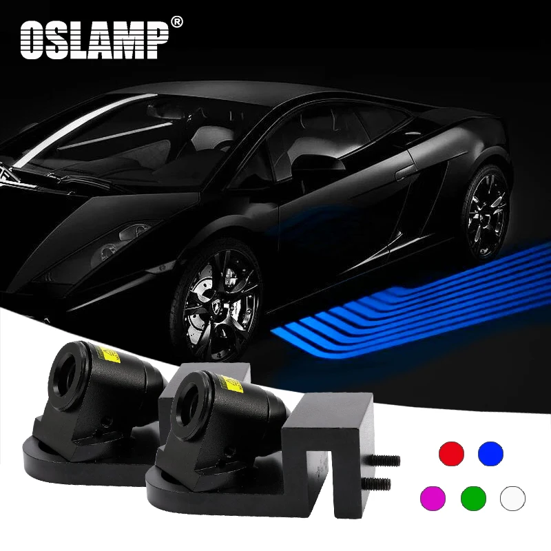Oslamp 2 buc/Pachet Aripi de Înger Auto LED-uri de bun venit Lumini Alb/Rosu/Albastru/Verde/Mov Decorative, Lămpi de Semnalizare pentru Masina SUV Motocicleta