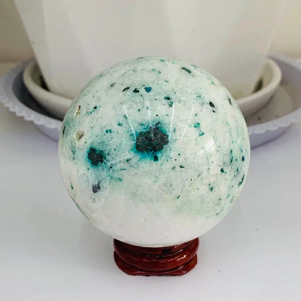 În mod natural frumos phoenis minge de piatra naturala de cristal reiki de vindecare 55-60MM