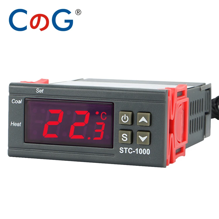 CG STC-1000 12V 24V 220V Temperatura Digital Controler Pentru Incubator Releului LED 10A Încălzire Răcire Termostat Termostat