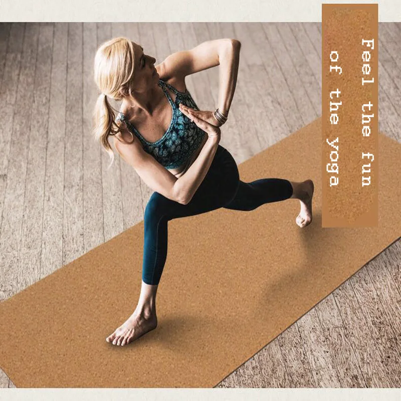 183*66cm Plută Naturală Yoga Mat Non-alunecare de Tapete Yoga, Presopunctura Masaj Mat Incepator Exercițiu de Fitness, Sală de fitness Pilates Mat de Dans Acasă