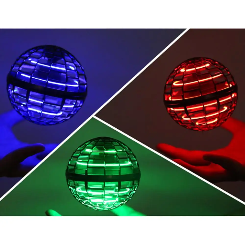 Mini Inducție OZN Flynova Pro Colorate Jucării Electronice Aruncare Degetului de Zbor Giroscoapelor de Pivotare Ball Park Jocuri, articole Sportive