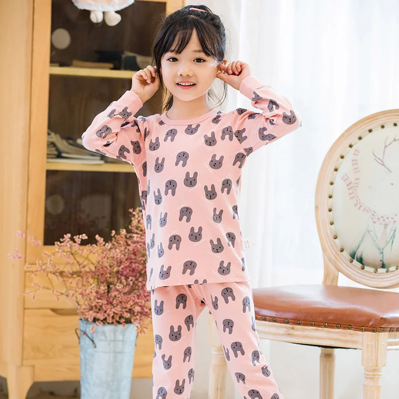 Bumbac Copii Seturi De Pijama Cu Maneca Lunga De Toamna Iarna Copii Homewear Haine Copii Pijamale Pentru Baieti Fete Imbracaminte Pentru Sugari Pijama