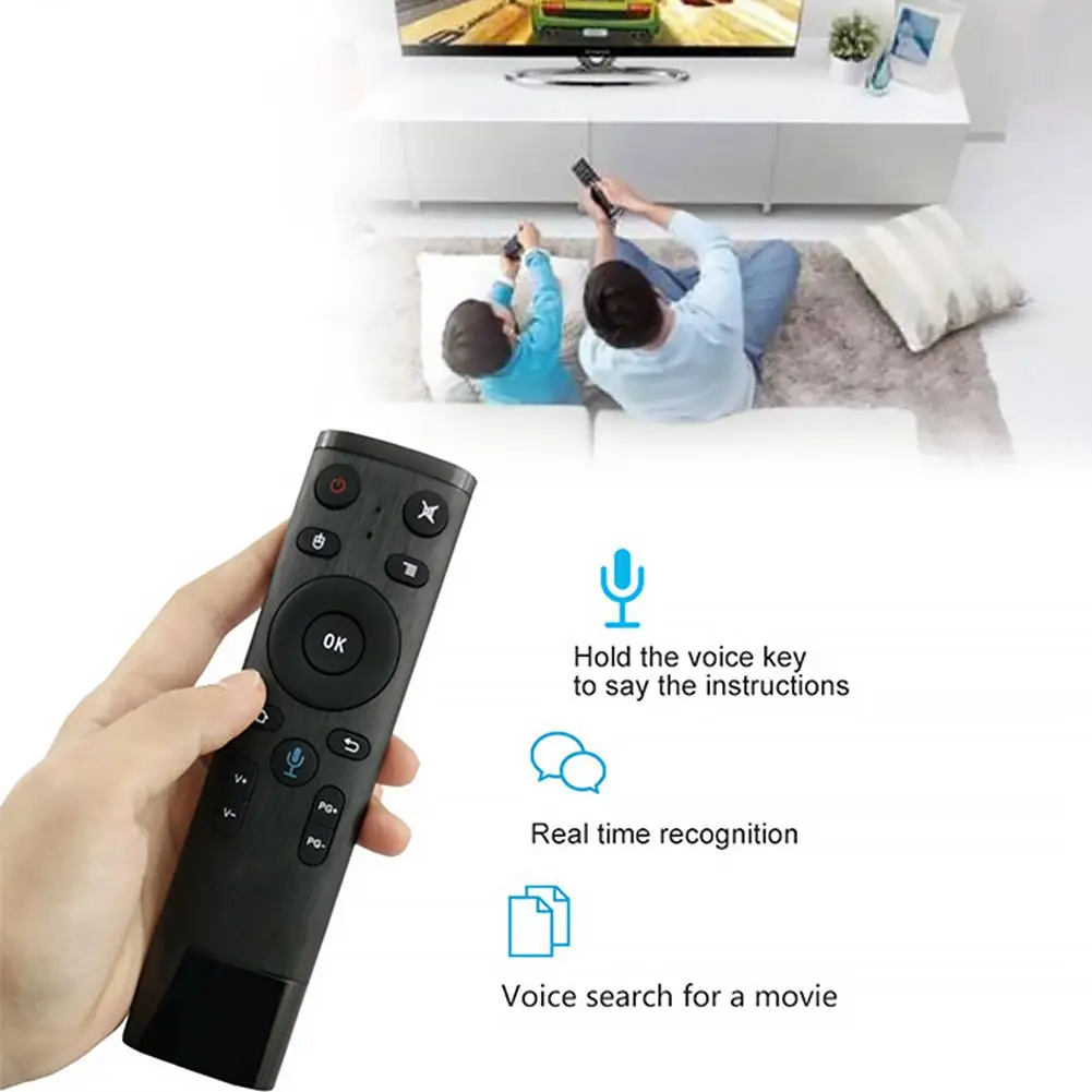Telecomanda Air Mouse-ul Bluetooth Voice Control de la Distanță Pentru Smart TV Android Box IPTV 3 pentru Smart TV, IPTV, Rețea Set-top B