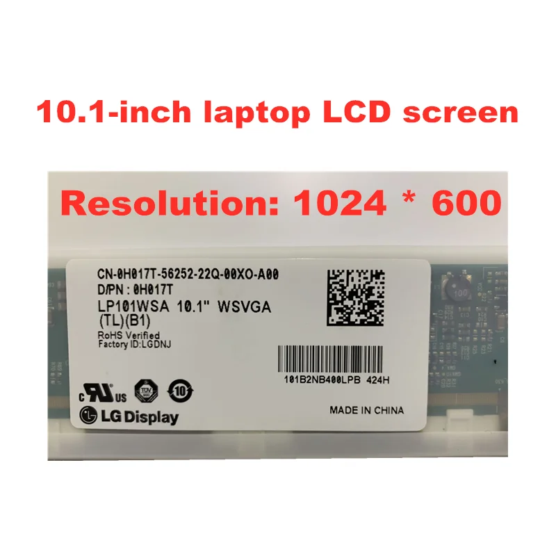10.1-inch ecran LCD laptop LP101WSA TLB1 M101NWT2 R1 B101AW03 LTN101NT02 LTN101NT06 N101L6-L02 10 