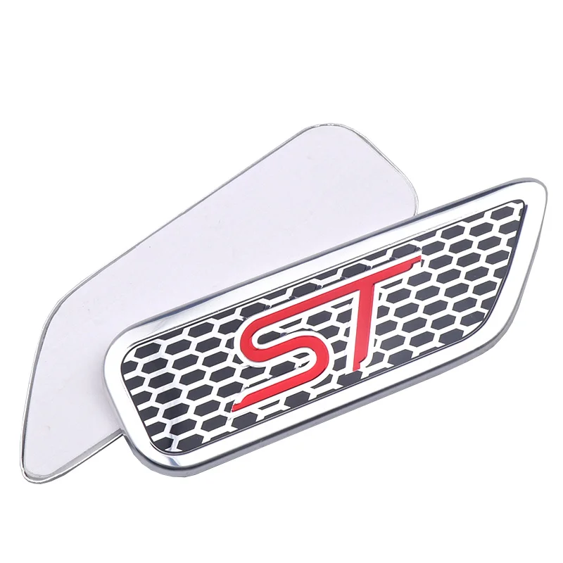 2 buc 3D Aluminiu ST Logo-ul caroserie Autocolant Insigna Metalică Autocolant Emblema Decal Accesorii Pentru FORD FIESTA MONDEO Mașină de Styling