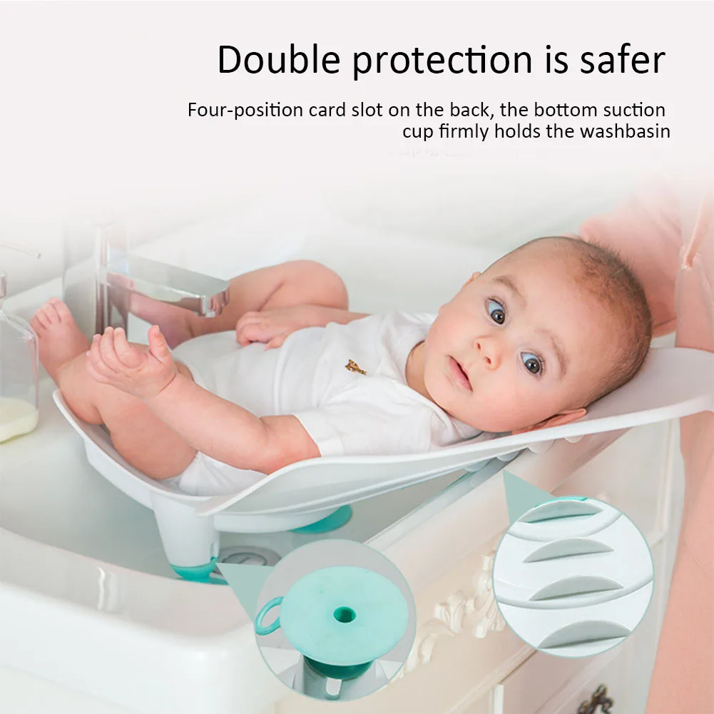 Portabil bebe Fund Bazin de Spălat Nou-născut Compact Cadă de baie pentru Copii pentru Nou-nascuti Baby shower Bath Mat PP Cadă Ingrijire Copil