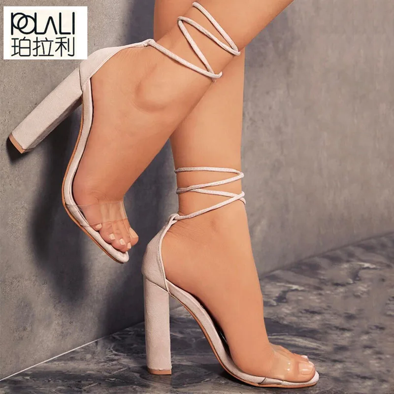 POLALI pantofi Femei Pantofi de Vara T-etapă de Moda de Dans cu Toc Sandale Stiletto Sexy Petrecere Pantofi de Nunta Alb Negru 2258W