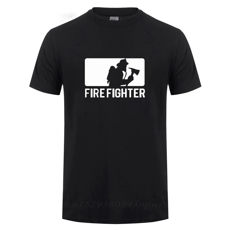 Pompier Cadou Tricou Pentru Barbati Pompier De Vara Cu Maneci Scurte O Gât Bumbac Umor Tricou Om Îmbrăcăminte Camisetas Amuzant Tricou