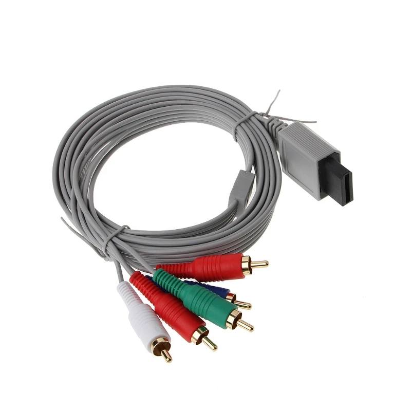 OOTDTY 1,8 m Componentă 1080P HDTV AV Audio 5RCA Cablu Adaptor Pentru Consola Nintendo Wii