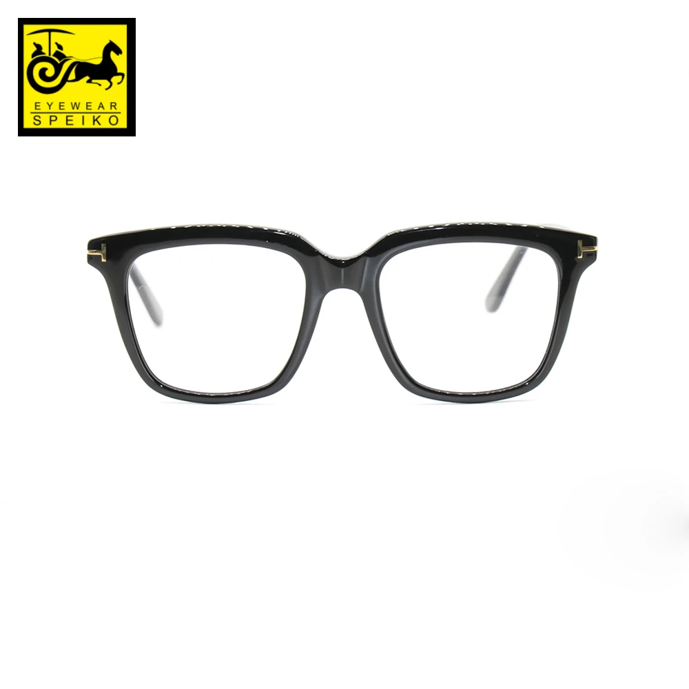 2020 noua moda pătrat ochelari de vedere pentru femei și bărbați și SPEIKO TF0646 miopie ochelari de citit 1.74 lentile până-albastru