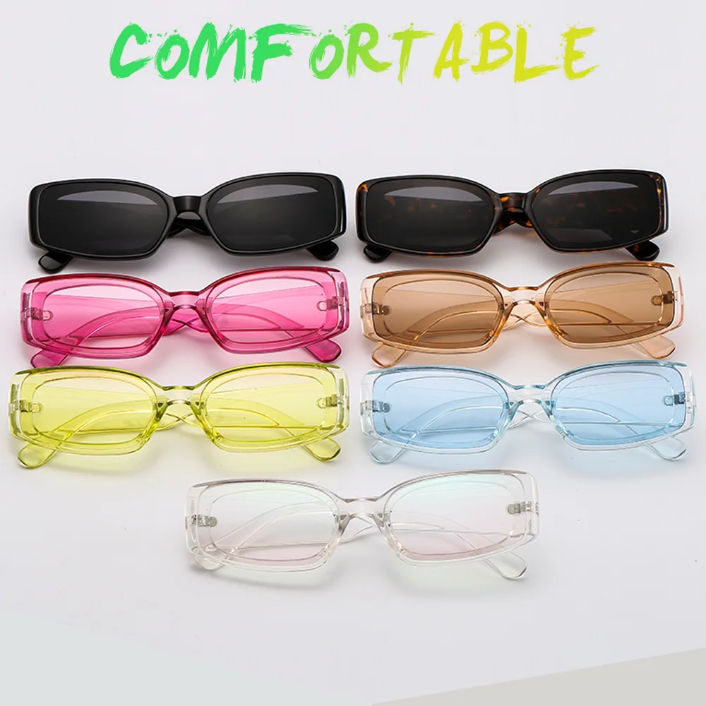 LongKeeper Retro Dreptunghi ochelari de Soare pentru Femei Brand Designer de sex Feminin Clar Lentile Ochelari Lentes De Dol Mujer UV400