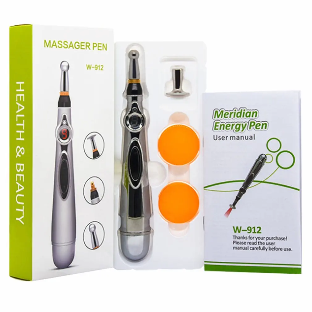 Electric Acupunctura Stick Magnet Terapie de Reabilitare, Masaj Pen Acupoint Masaj Instrument de 4 Tipuri de Opțiuni de Ambalare