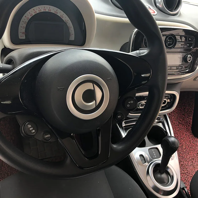 Pentru Mercedes Benz Smart 453-2020 Styling Auto plastic ABS Volan Centrul Cercului Interior Accesorii Auto
