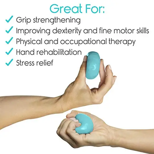 Terapie mână Chit -xx moale 2 pack-chit pentru Deget, Mână și Prindere Exercitii de Forta