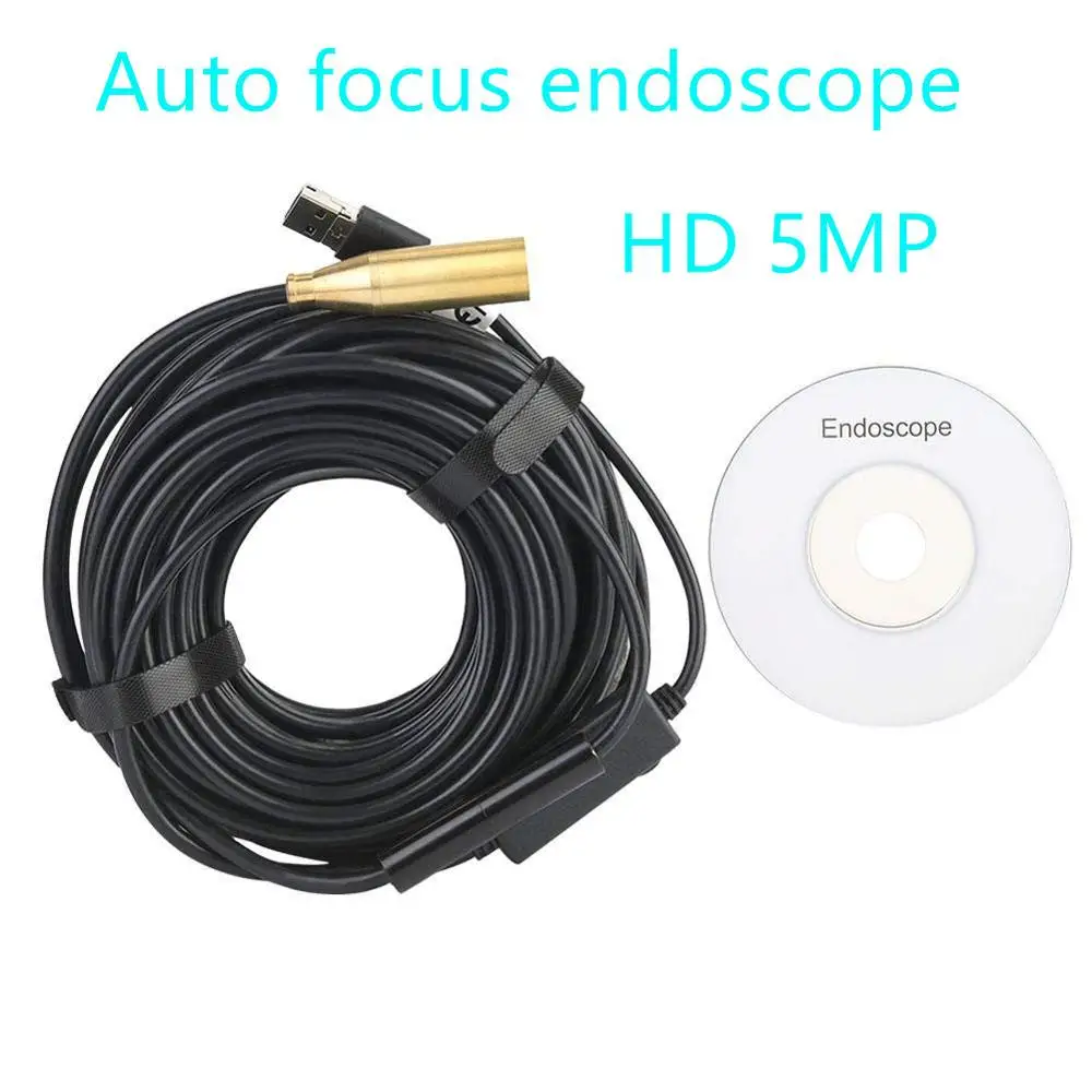 Endoscop USB 1080P IP67 rezistent la apa HD Bronhoscop Flexibil de Inspecție Șarpe Camera 6 Lumini LED-uri pentru Telefonul Android, PC, Smartphone