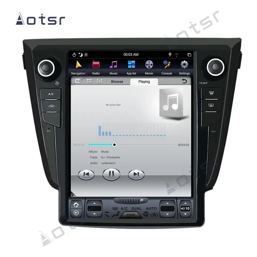 64G Android9 Tesla GPS Auto multimedia Pentru Nissan X-TRAIL/Qashqai/Rouge 2013-2018 auto stereo radio casetofon Nici o unitate DVD